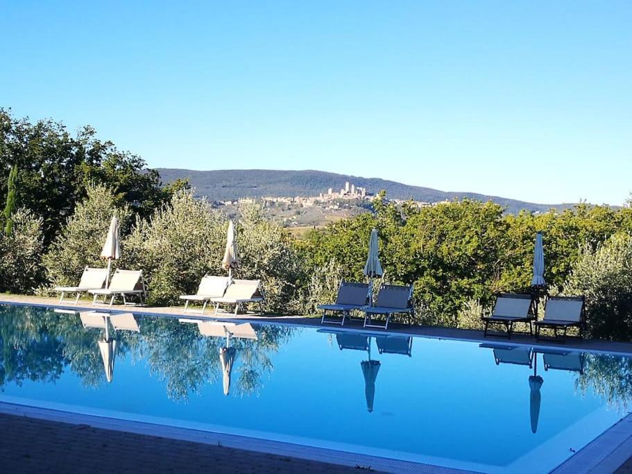 סן ג'ימיניאנו Castello Di Fulignano Ildebrando Superior Apartment מראה חיצוני תמונה